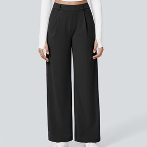 NWT Halara High Waisted Side Pocket Straight Leg Work Pants | L Tall